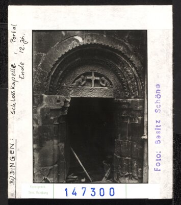 Vorschaubild Büdingen: Schlosskapelle, Portal, Ende 12.Jh. Diasammlung